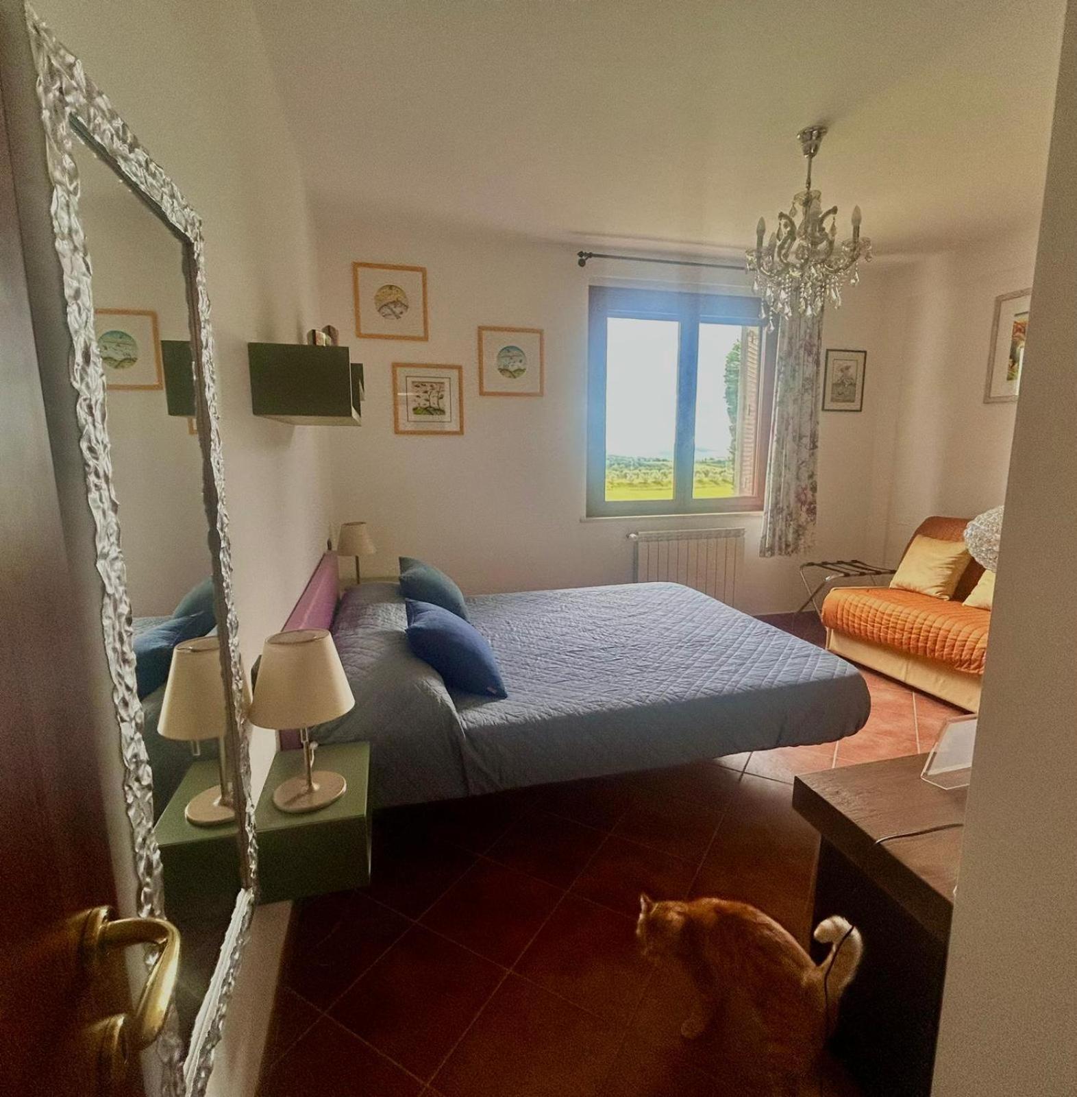 לינה וארוחת בוקר קסטלנואובו ברארדנגה Casa Paola Nel Chianti חדר תמונה